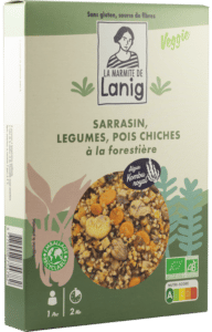 la Marmite de Lanig - Sarrasin, légumes, pois chiches à la forestière 250g